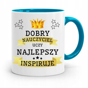 Kubek Błękitny Rezent Na Dzień Nauczyciela