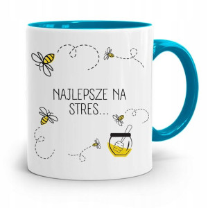 Kubek Błękitny Śmieszny Zabawny Najlepsze Na Stres