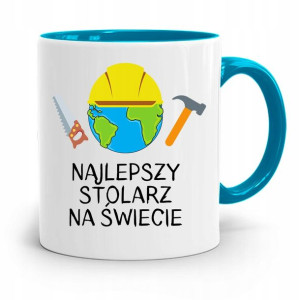 Kubek Błękitny Stolarza Stolarz Najlepszy Stolarz
