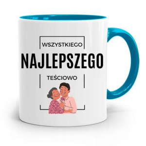 Kubek Błękitny Teściowej Wszystkiego Najlepszego