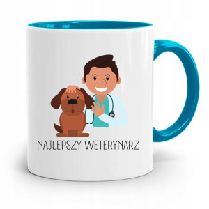 Kubek Błękitny Weterynarza Najlepszy Weterynarz