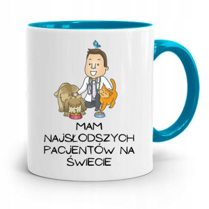 Kubek Błękitny Weterynarza Najsłodszych Pacjentów