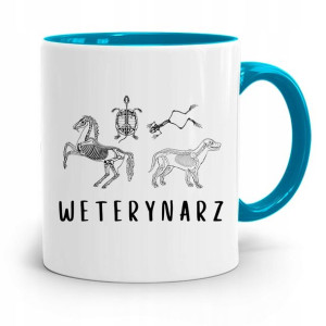 Kubek Błękitny Weterynarza Weterynarz Prezent