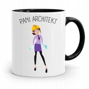 Kubek Czarny Architekta Projektanta Pani Architekt