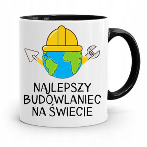 Kubek Czarny Budowlańca Majstra Fachowca Prezent