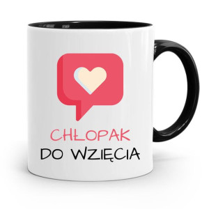 Kubek Czarny Dla Chłopaka Chłopak Do Wzięcia