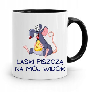 Kubek Czarny Dla Chłopaka Laski Piszczą