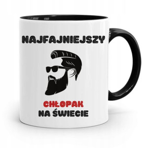 Kubek Czarny Dla Chłopaka Najfajniejszy Chłopak