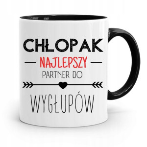 Kubek Czarny Dla Chłopaka Najlepszy Partner