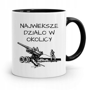 Kubek Czarny Dla Chłopaka Największe Działo