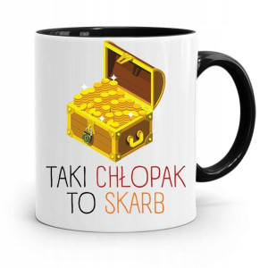 Kubek Czarny Dla Chłopaka Taki Chłopak To Skarb