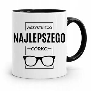 Kubek Czarny Dla Córki Wszystkiego Najlepszego