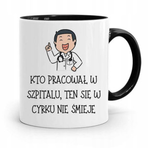 Kubek Czarny Dla Doktora Kto Pracował W Szpitalu