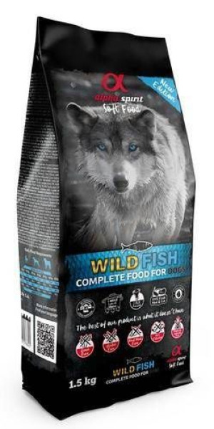 Pełnoporcjowa karma miękka dla psów WILD FISH 1,5KG OPAK