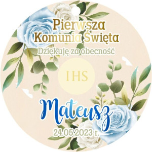 Podziękowanie Komunia Na Komunię Dla Gości Magnes