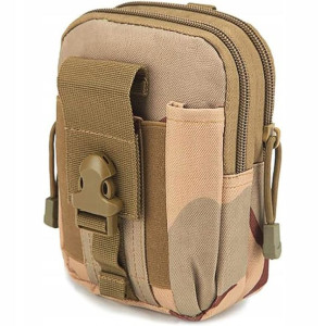 Saszetka Nerka Wojskowa Taktyczna Beżowa Molle