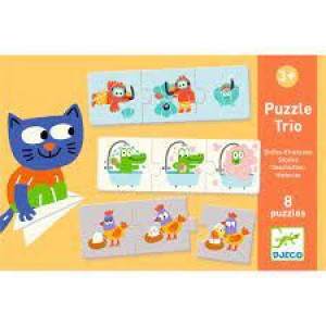 Djeco Puzzle trio historyjki