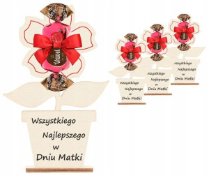 PREZENT NA DZIEŃ MATKI MAMY kwiatek na CUKIERKA 20