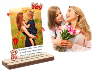 Prezent na DZIEŃ MATKI MAMY RAMKA Twoje ZDJĘCIE PE