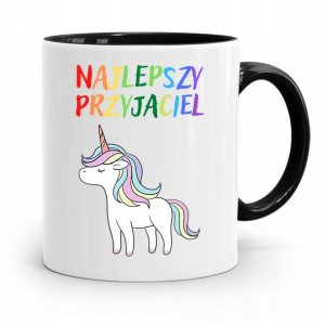 Kubek Czarny Dla Dzieci Najlepszy Przyjaciel +imię