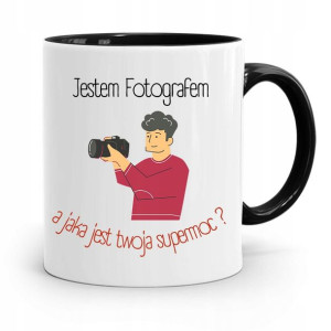 Kubek Czarny Dla Fotografa Jestem Fotografem