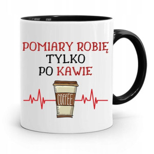 Kubek Czarny Dla Geodety Tylko Po Kawie Prezent