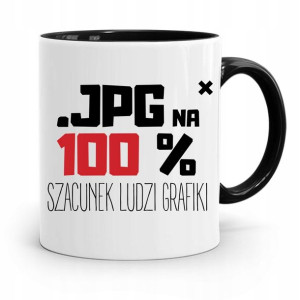 Kubek Czarny Dla Grafika Jpg Na Sto Procent