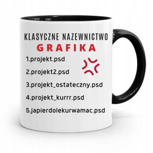 Kubek Czarny Dla Grafika Nazewnictwo Grafika