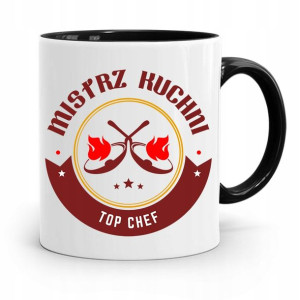 Kubek Czarny Dla Kucharza Mistrz Kuchni Top Chef
