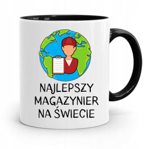 Kubek Czarny Dla Magazyniera Najlepszy Na Świecie