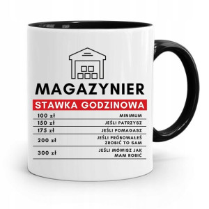 Kubek Czarny Dla Magazyniera Stawka Godzinowa