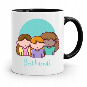 Kubek Czarny Dla Przyjaciela Best Friends Prezent