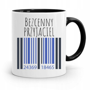 Kubek Czarny Dla Przyjaciela Bezcenny Przyjaciel