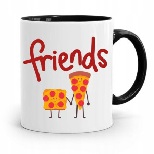Kubek Czarny Dla Przyjaciela Friends Prezent
