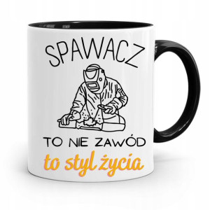 Kubek Czarny Dla Spawacza To Styl Życia Prezent