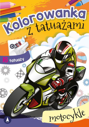 Kolorowanka Z Tatuażami Motocykle Książka Skrzat