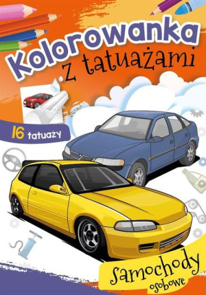 Kolorowanka Z Tatuażami Samochody Osobowe Książka