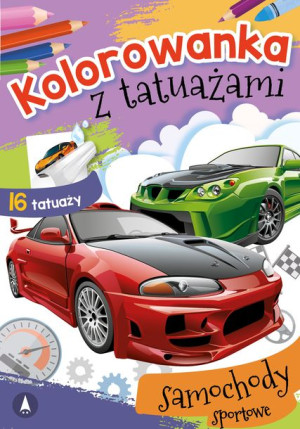Kolorowanka Z Tatuażami Samochody Sportowe Książka