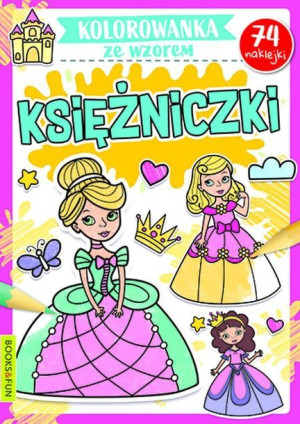 Księżniczki Kolorowanka Ze Wzorem Książka