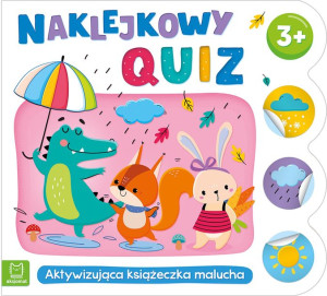 Naklejkowy Quiz 3 Aktywizująca Książeczka Malucha