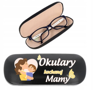 ETUI POKROWIEC OKULARY NADRUK na Dzień Matki Mamy