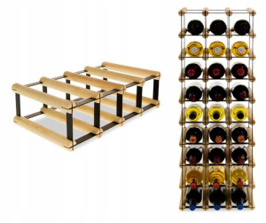 Stojak na wino RW-8 4x1 regał 4 butelki do wina