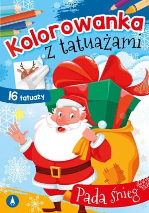 Pada Śnieg Kolorowanka Z Tatuażami Książka Skrzat