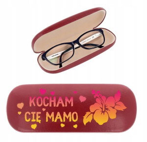 ETUI POKROWIEC OKULARY NADRUK na Dzień Matki Mamy