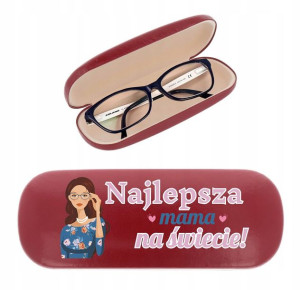 ETUI POKROWIEC OKULARY NADRUK na Dzień Matki Mamy