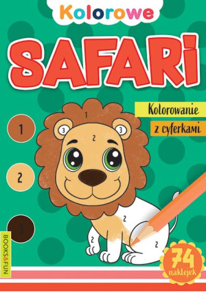 Safari Kolorowanie Z Cyferkami Książka Books Fun