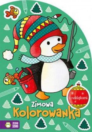 Świąteczne Kolorowanki Zimowa Kolorowanka Książka