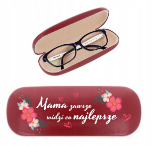 ETUI POKROWIEC OKULARY NADRUK na Dzień Matki Mamy