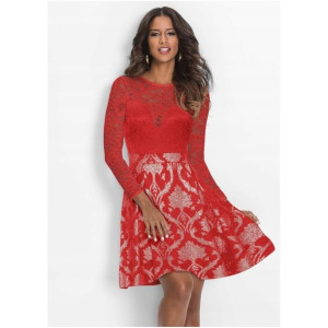 Bonprix Koronkowa Sukienka Koktajlowa Rozkloszowana Glamour 36-38 971762