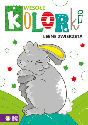 Wesołe Kolorki Leśne Zwierzęta Książka